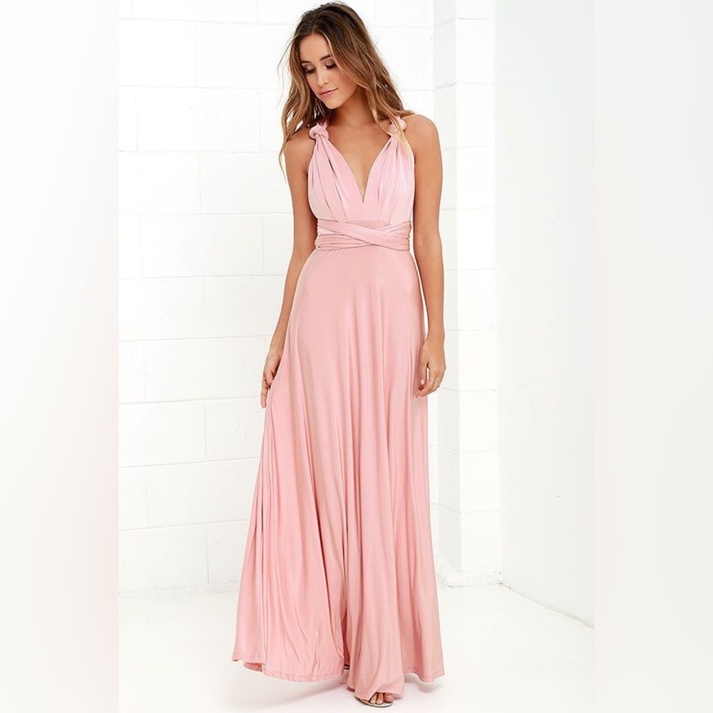 Lulus 💕 Tricks of the Trade Convertible Maxi Dress ✨NWT✨